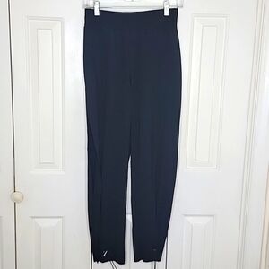 Alice + Olivia Pants with Leg Splits Size S / P Black